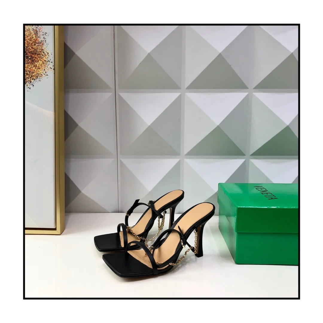 

2021 Bowknot Rhinestone Luxurious Women Pumps Pointed-Toe Natural Silk Leather Summer Thin Heel Sandal Party Wedding mujer Shoes