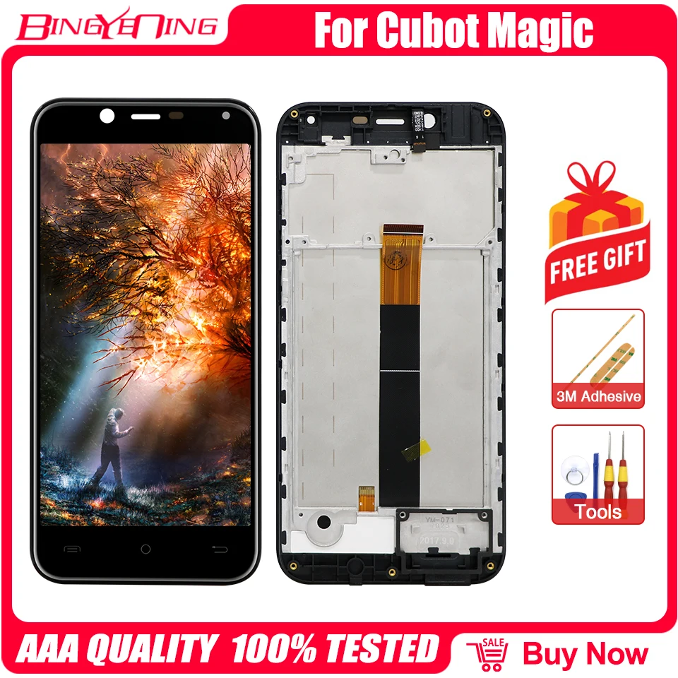 Новый оригинальный для Cubot Magic 5 0 дюймов сенсорный экран + 1280x720 ЖК дигитайзер с