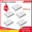 1 5 шт. Itead SONOFF 4CHPROR3 4 Gang интеллектуальных домашних Wi-Fi переключатель Беспроводной приложение пульт дистанционного управления Wifi выключатель триггерный релейный модуль через eWelink