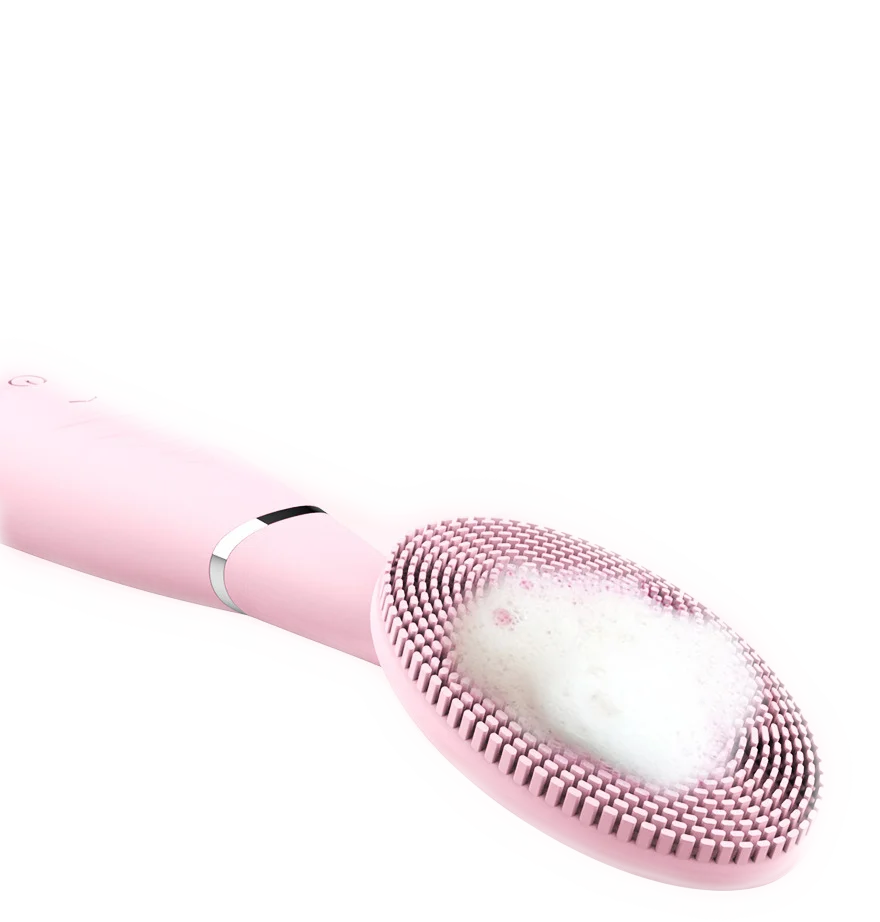Beauty Instrumen Sonic Щетка для очищения лица Вибрация Мини Очиститель силиконовая
