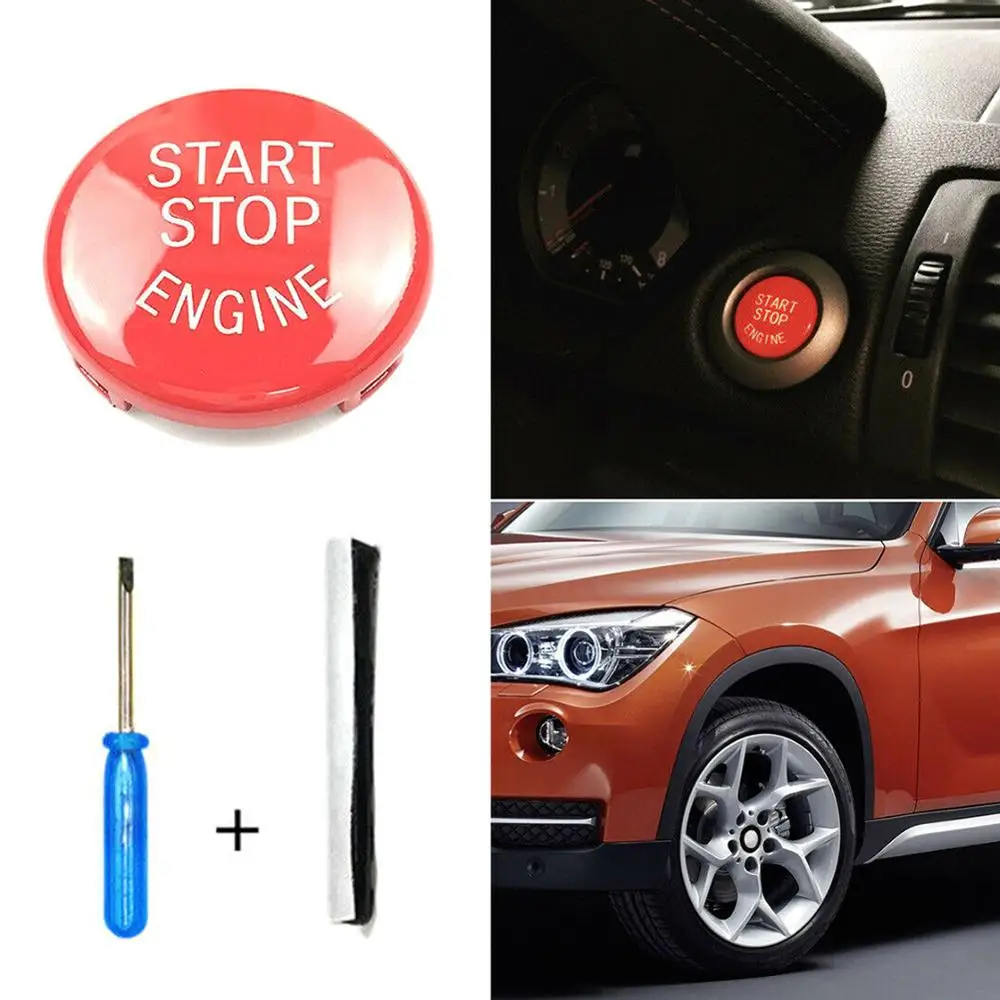 1 шт. наклейки на крышку переключателя двигателя для BMW E90 E60 E84 E83 E70 E71 E72| |