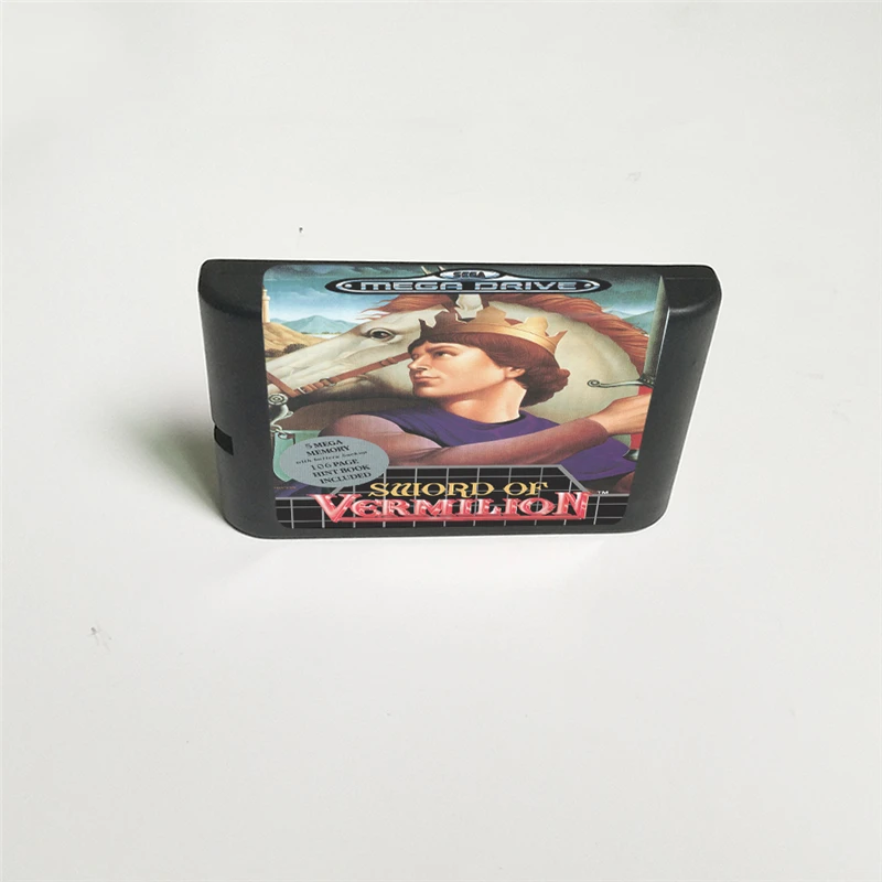 Sword of Vermillion-евро чехол с коробкой 16 бит MD игровая карта для Megadrive Genesis приставка |