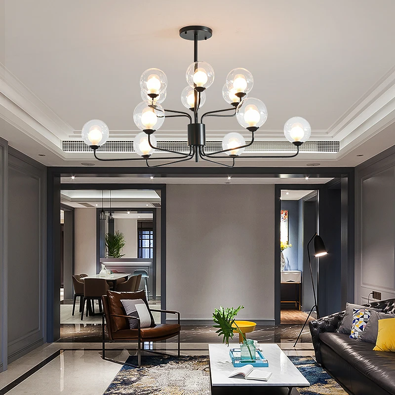 Люстра потолочная в скандинавском стиле детская декоративная цветная лампа e27