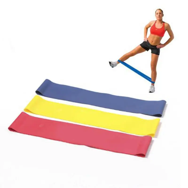 Karet Resistance Band Latihan Kebugaran Olahraga Elastis Band untuk Kebugaran Yoga Pilates Latihan Kekuatan Loop Expander Hot Sale