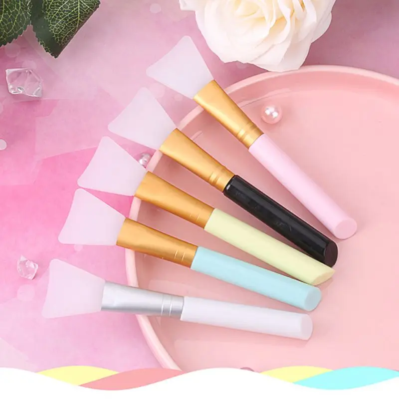 

5pcs Silicone Brush For DIY Jewelry Making Tools Easy To Clean UV Glue Resin Mold Tools Jewelry Making Tools Mixing Brush