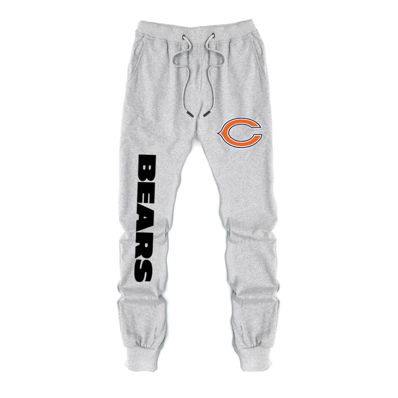 Bears Gray Патриоты брюки весна и осень спортивный свитер брюки Новая Англия чемпионы Повседневные свитера брюки новые любовники мужские повседневные спортивные брюки - Цвет: Bears Gray
