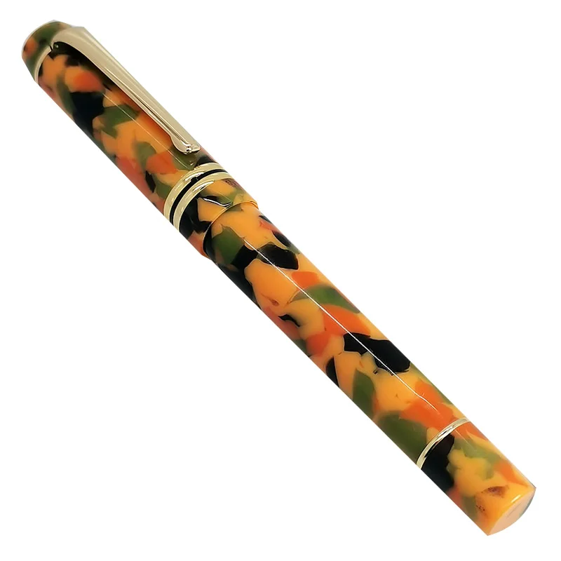 Перьевая ручка Kaigelu 316 с мраморным янтарным узором красивый перьевой карандаш - Фото №1