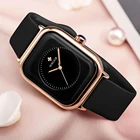 Роскошные новые модные часы Montre Femme WWOOR 2021, Женские Кварцевые черные повседневные Элегантные силиконовые женские часы, женские наручные часы под платье