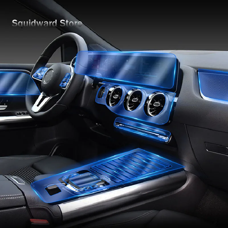 

Прозрачная центральная консоль для Mercedes Benz GLA H247 2020, аксессуары для защиты от царапин