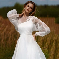 2 pieces country wedding dress removable wraps beach lace wedding gowns one shoulder satin princess bridal gown plus size custom