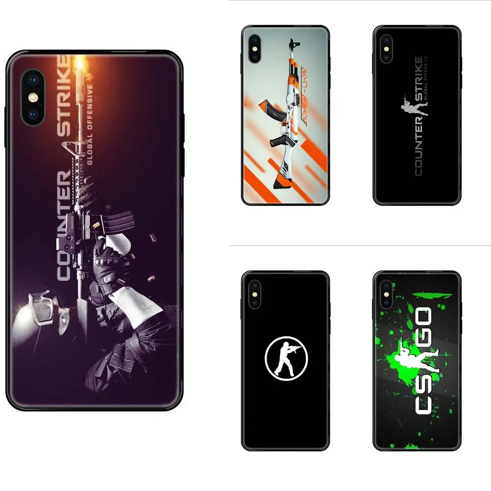 ТПУ чехол для мобильного телефона Counter Strike Cs Go черный Huawei Honor Mate Play V10 View 10 20 20X 30 Lite