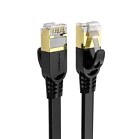 choseal cat 7 ethernet cable high speed with rj45 gold plated wire for router 25ft flat internet network computer patch cord