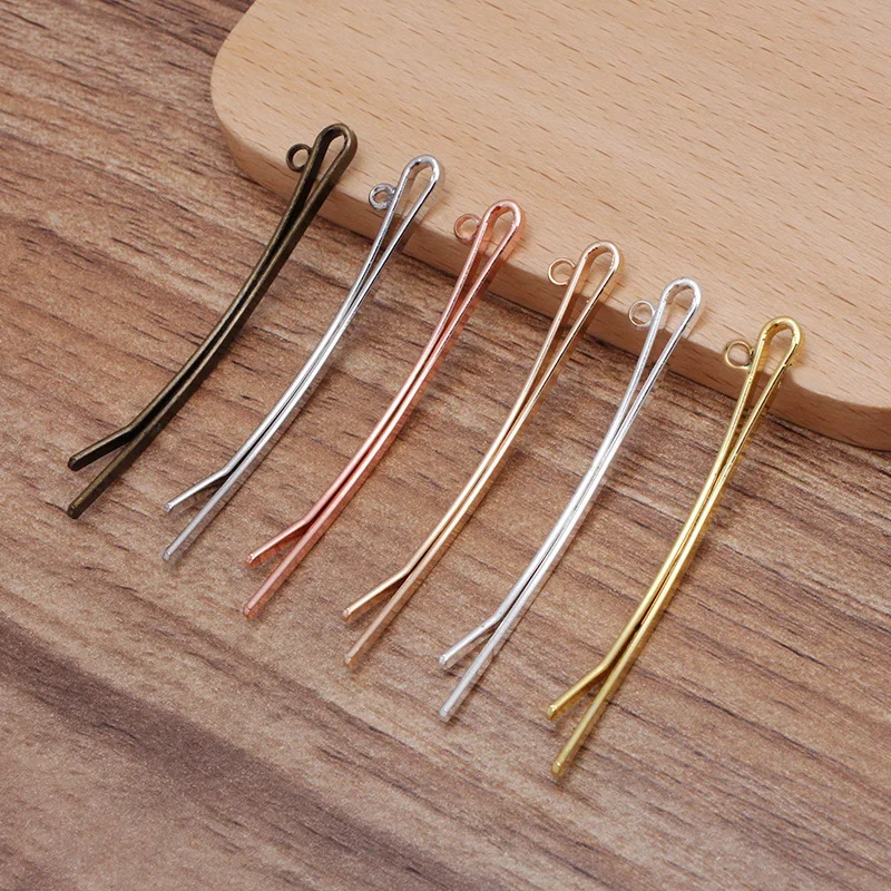 100 шт. заколки для волос с петлей женщин женские невидимые волнистые