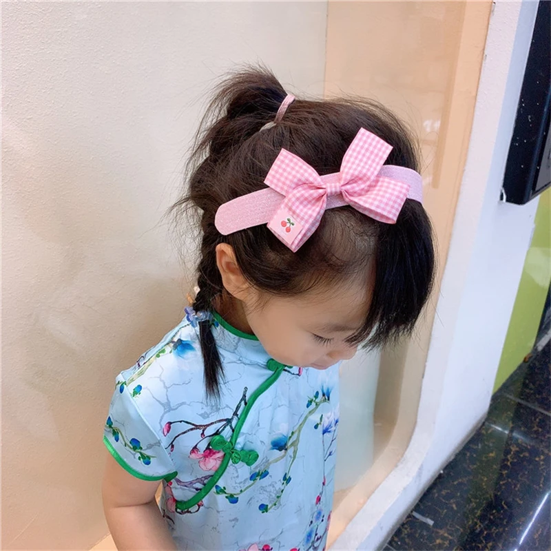 

Girls Headwear Cute Cartoon Broken Hair Bangs Children Hair Stickers Flower Bow Headband for Children Fashion Hair Accessories