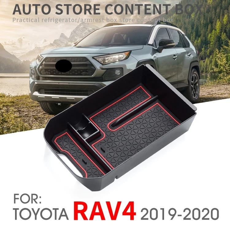 New Armrest Storage Box Pallet Center Console Bin Tray for Toyota RAV4 2019 2020 | Автомобили и мотоциклы