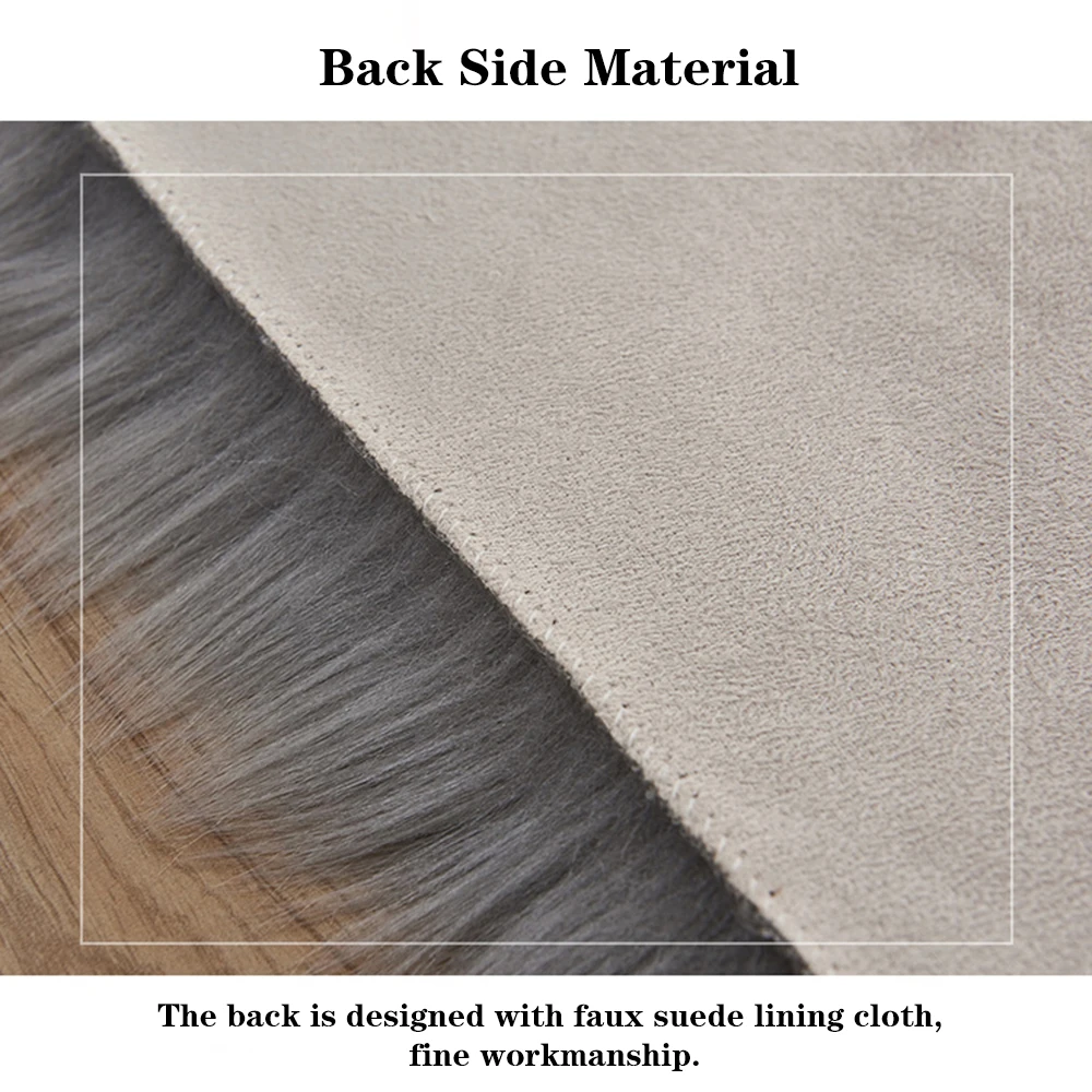 Новый Супер Мягкий моющийся Пушистый Ковер из овечьей кожи искусственный