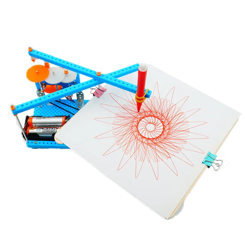 DIY технология детская ручная сборка материал маленькое изобретение машина для