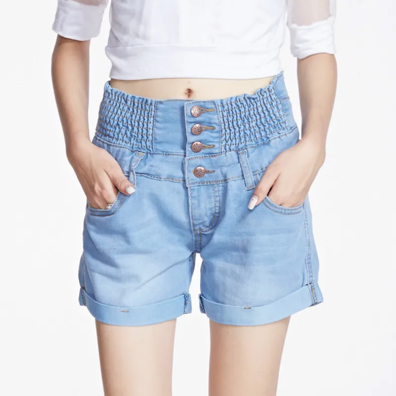 Женские джинсы сексуальные шорты с высокой талией мини стринги летние плюшевые