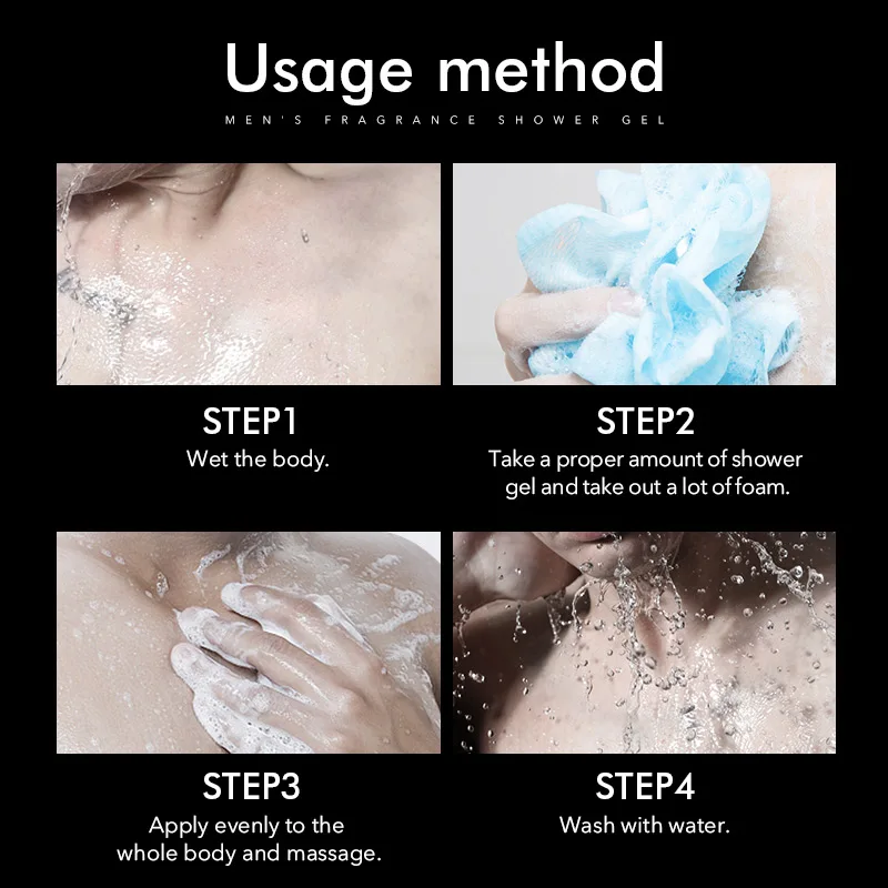 400 мл мужской ароматизатор гель для душа глубокое Очищающая отбеливающая тела