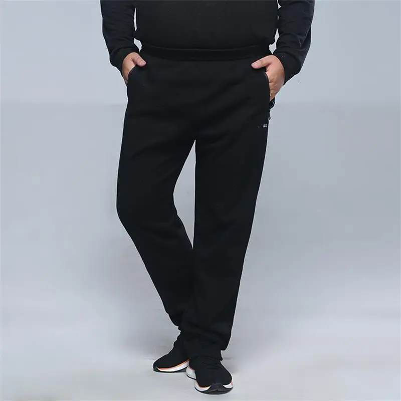 

size new big plus size 8XL 7XL Winter Pants man Warm Casual Pants Fleece Spring Autumn Winter Cotton Pants Fashion Trousers