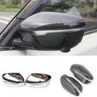 for nissan qashqai j11 x trail t32 rogue 2014 2020 car rearview mirror cover cover trim abs chrome car accessories styling