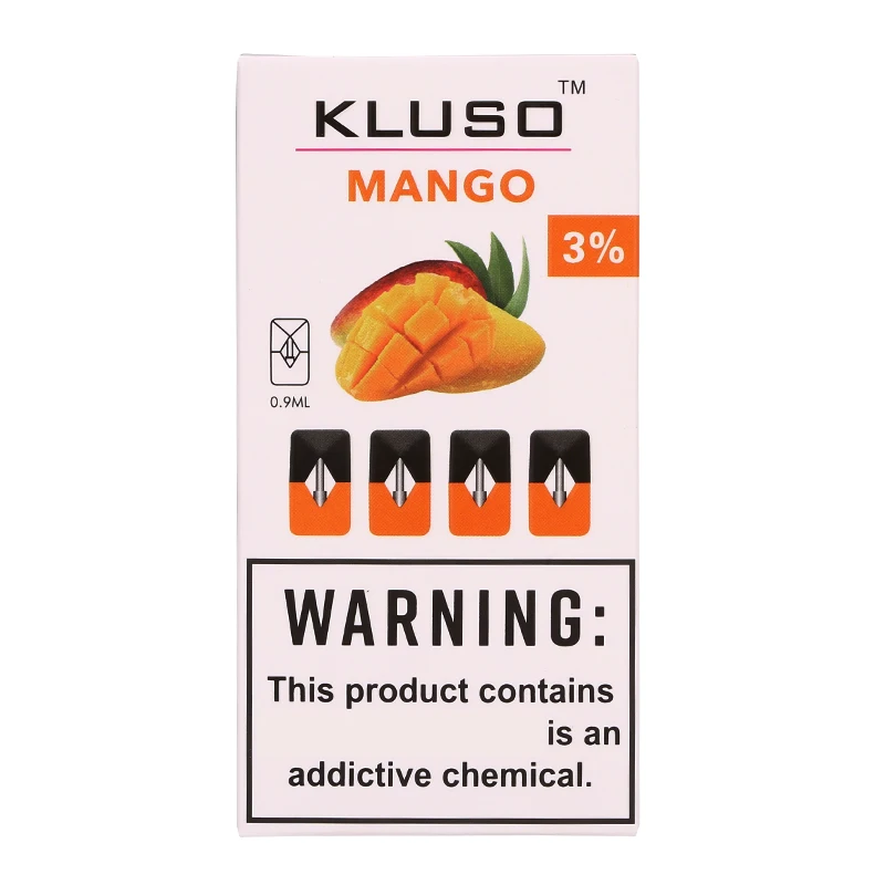 20 шт. электронные сигареты Kluso картриджи Pods 0 9 мл емкость e Pod для MYLE батареи