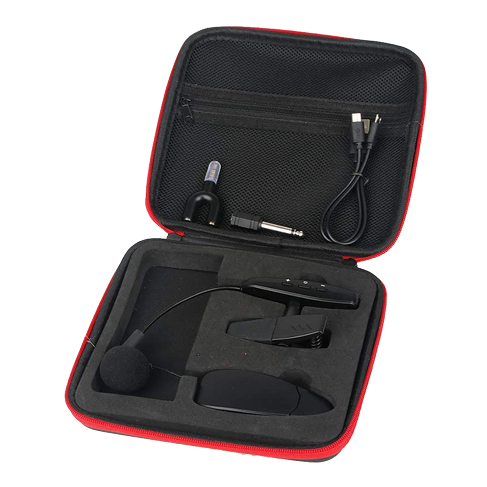 

UHF Wireless Instrument Condenser Microphone Clip Mic Gooseneck 40M Stable