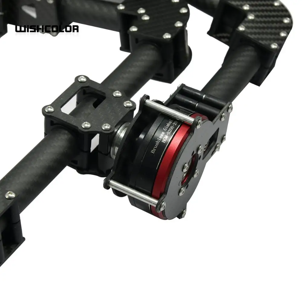 

3 Axis Handheld DSLR Carbon Fiber Brushless Gimbal w/ 3pcs Motors Handle Camera Mount for 5D GH3 GH4 Camera