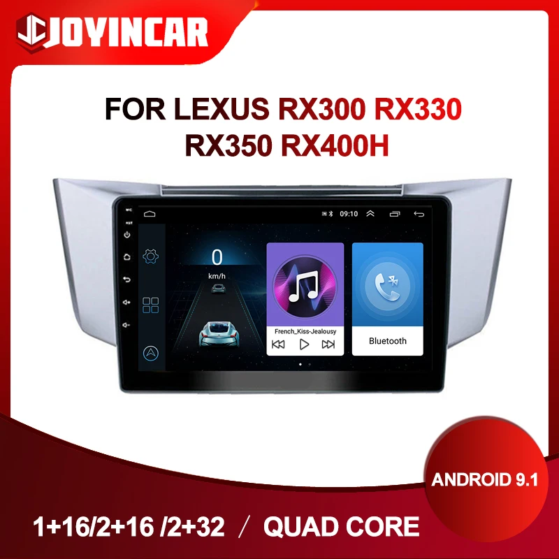 Автомагнитола 2 Din 9 дюймов Android 1 мультимедийный видеоплеер для Lexus RX300 RX330 RX350 RX400H