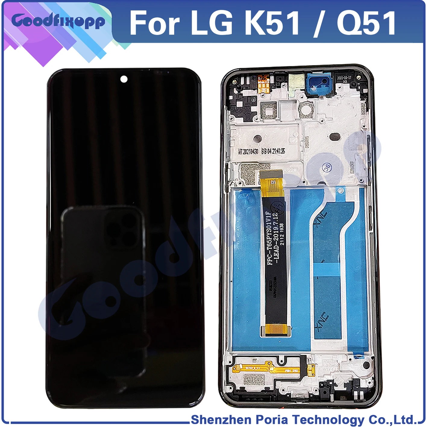 100% протестированный AAA для LG Q51 K51, ЖК-дисплей для LG Q51, детали для замены