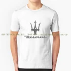 Футболка Maserati для мужчин и женщин, стильная с логотипом автомобиля, спортивные автомобили, серого цвета, Hyundai, Mitsubishi, Mazda, Nissan