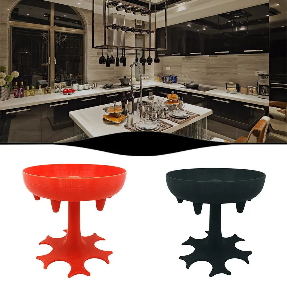 

Party Rotating Wine Glass Holder Detachable 6 Shot Glass Dispenser And Holder Filling Liquids Dispenser