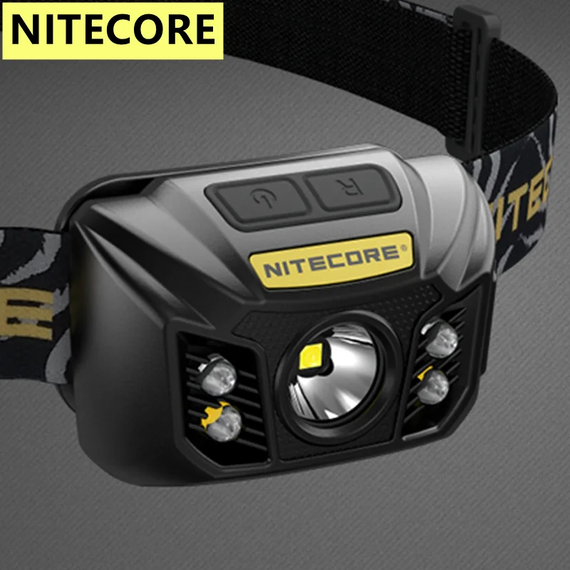 

Original NITECORE Headlight NU32 550 lumens 125 Meters Range USB Rechargeable Lightweigh Head-mounted flashlight Highlightt