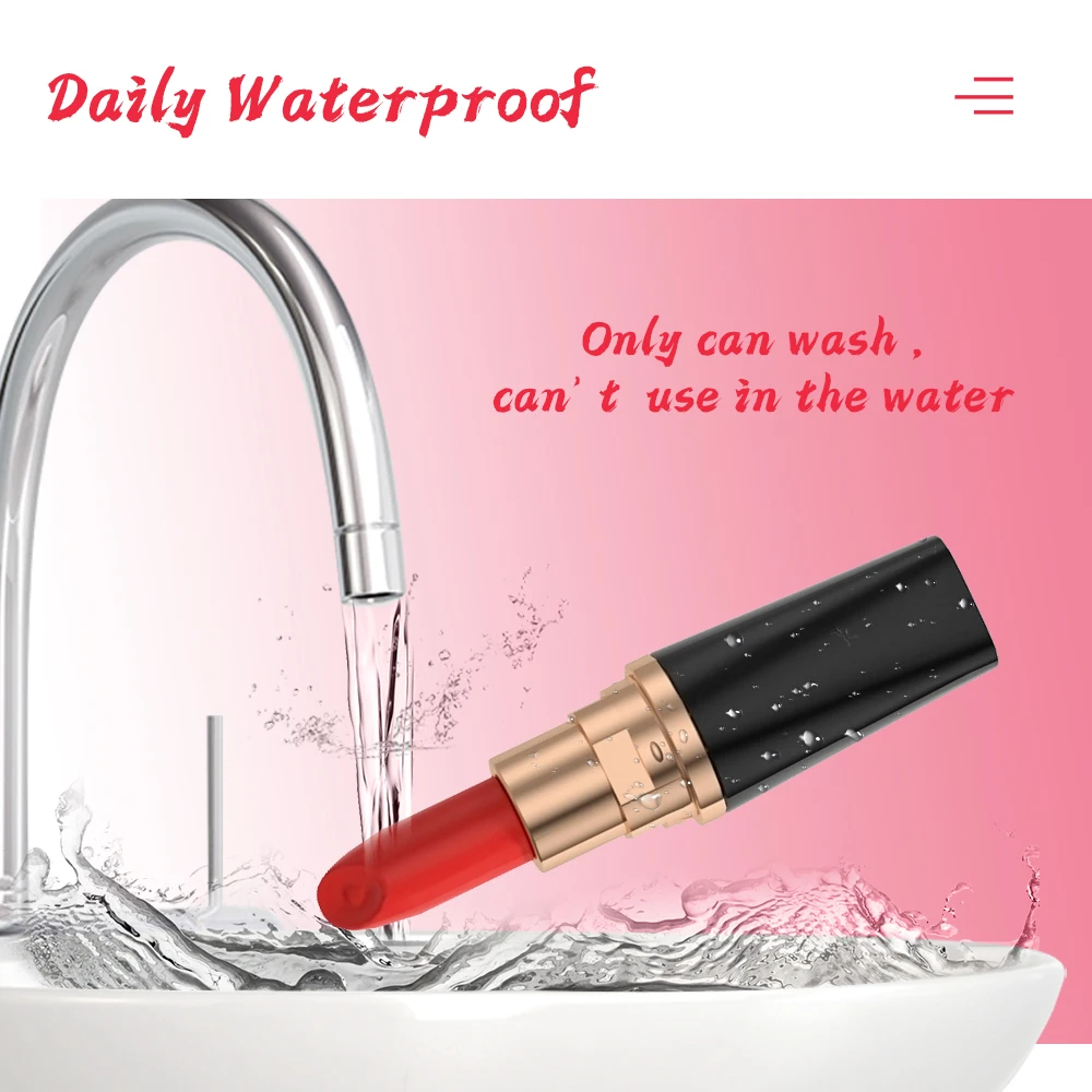 USB зарядка губная помада вибратор Портативный пуля g-точка Стимулятор клитора