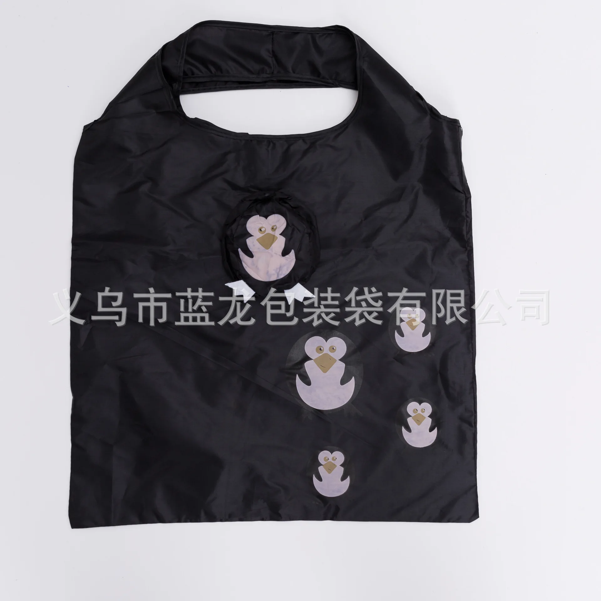 penguin Складная сумка для покупок в форме кошки, милые животные, экологичный подарок для дам, складная многоразовая сумка-тоут, переносная Дорожная сумка на плечо - Цвет: penguin