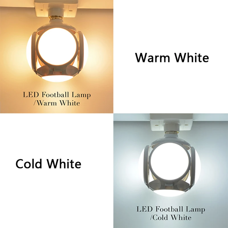 Цветная лампа НЛО сверхъяркая светодиодная Складная E27 40 Вт светильник для