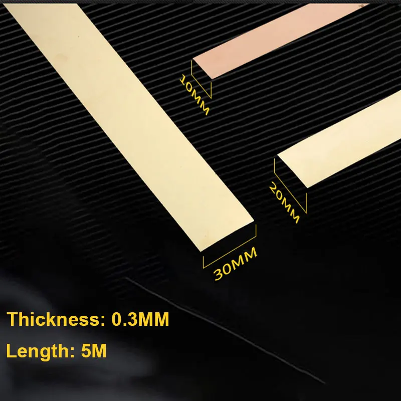 5M/Roll Metal Flat Decorative Lines Titanium Gold Silver Black Waterproof Frame Decoration Line Wall Ceiling Edging Strip 2021 | Дом и сад