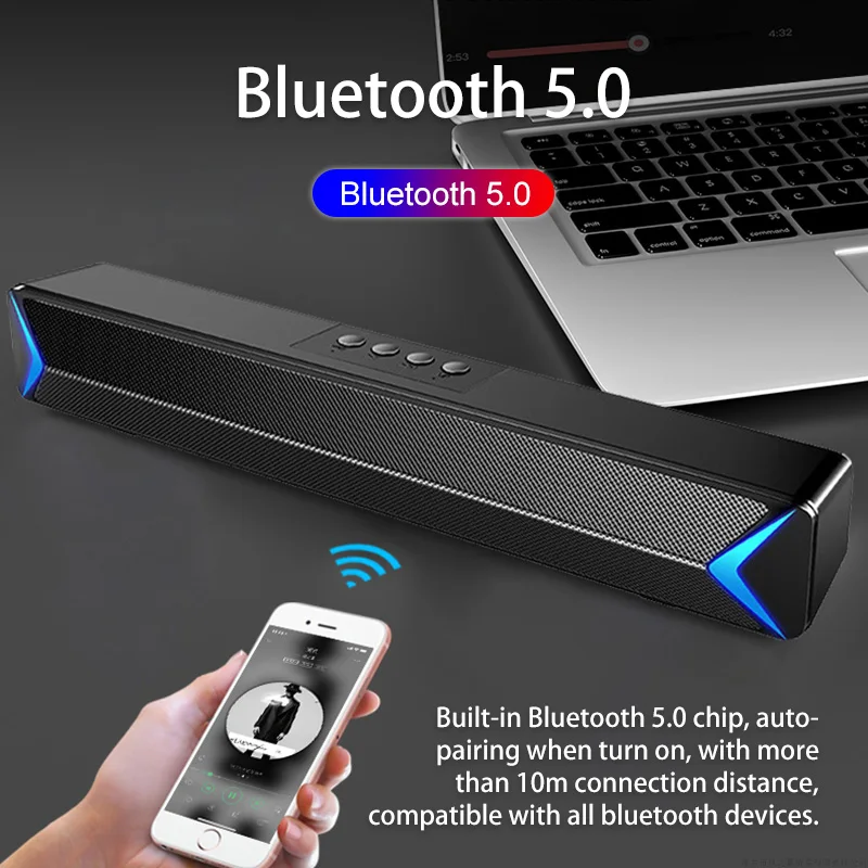 ТВ-звуковая панель Bluetooth Speaekr AUX USB проводной и беспроводной домашний кинотеатр