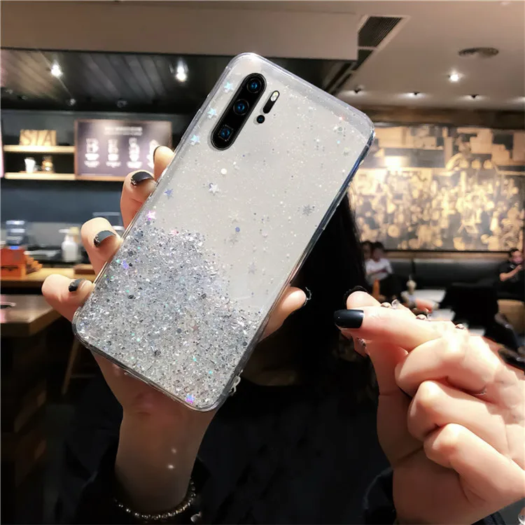 YBD мягкий Блестящий Звездный чехол для телефона для samsung Galaxy Note 10 10 pro s9 s8 plus note 8 9 s10 plus A50 A70 A40 чехол Fundas