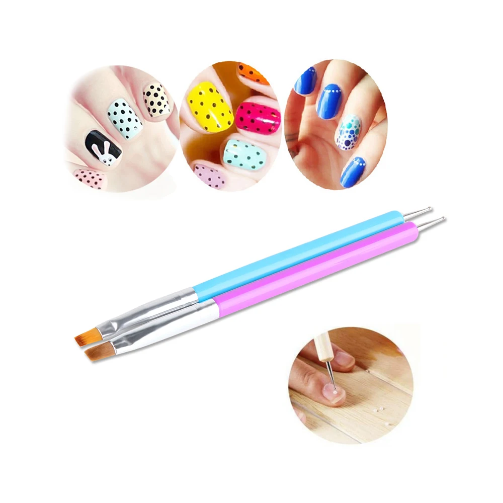 Акриловый карандаш для дизайна ногтей Ультрафиолетовый гель рисования кисть