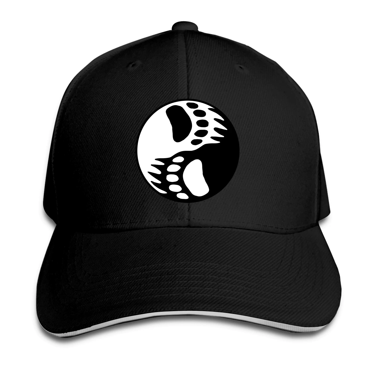 

Ying Yang Bear Paw Hat Baseball Cap for Men Women Fashion Adjustable Sun Hat