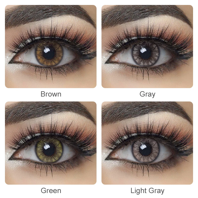 1 пара стеклянных шариков красивые контактные линзы косметические цветные для