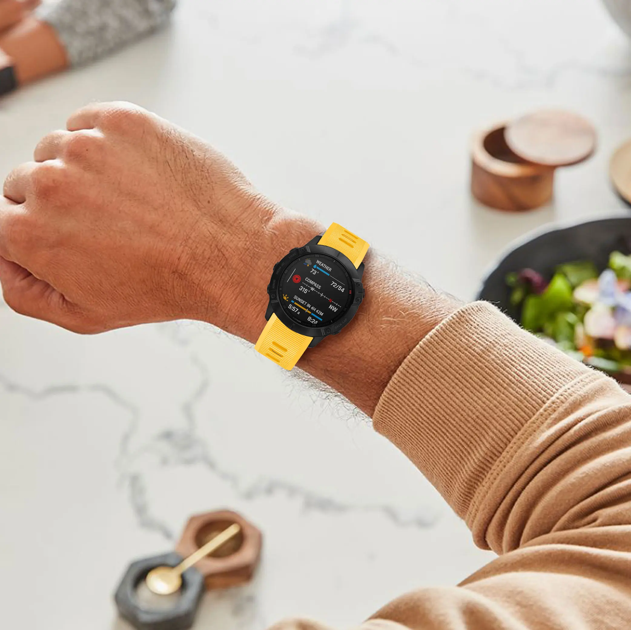 20 22 26 мм для Garmin Fenix 6S 6 6X Pro 5S 5 5X Plus удобный силиконовый ремешок смарт-аксессуары быстросъемный ремешок для часов
