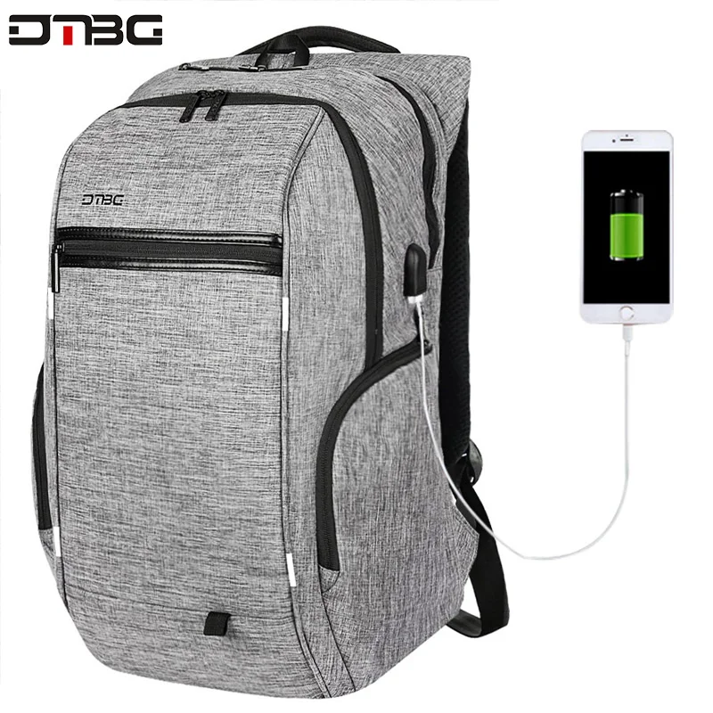DTBG Men Travel Backpack Large Capacity Teenager Male Backpcak Anti-thief Bag USB Charging 17.3&quot Laptop Waterproof Bags | Багаж и