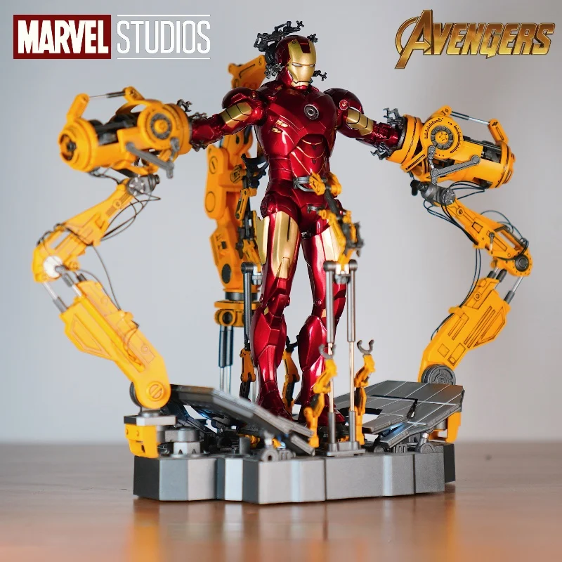 

Суперподвижная рука-робот из коллекции Marvel Iron Man ZD 1/10 MK 2 3 4 5 Comicave 85, сцена из фильма 1/12