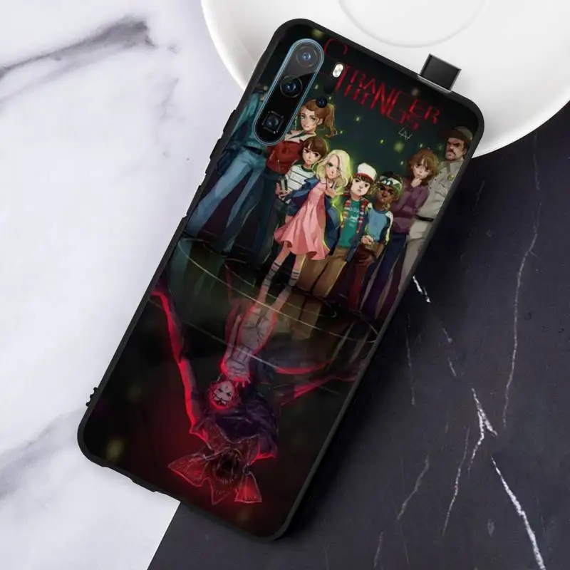 

Cartoons Stranger Things Phone Case For Huawei honor Mate P 10 20 30 40 Pro 10i 9 10 20 8 x Lite