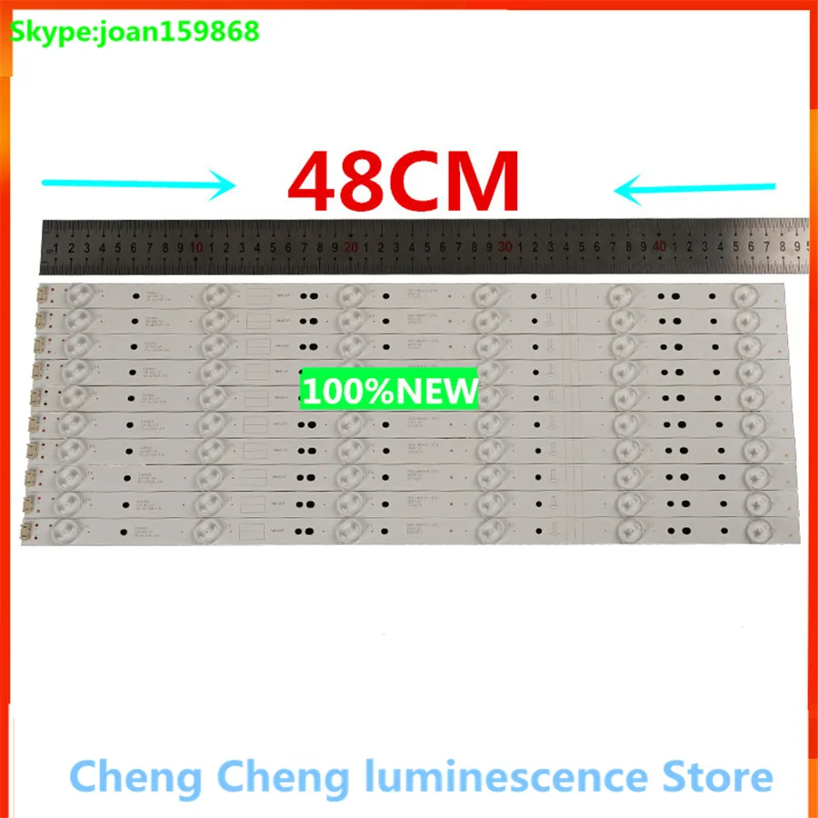 

Led backlight strip 6 lamp for Skysorth 49"TV 49E3000 49E6000 49E360E/5ERS 5800-W49001-0P00 5800-W49001-DP00 2P00