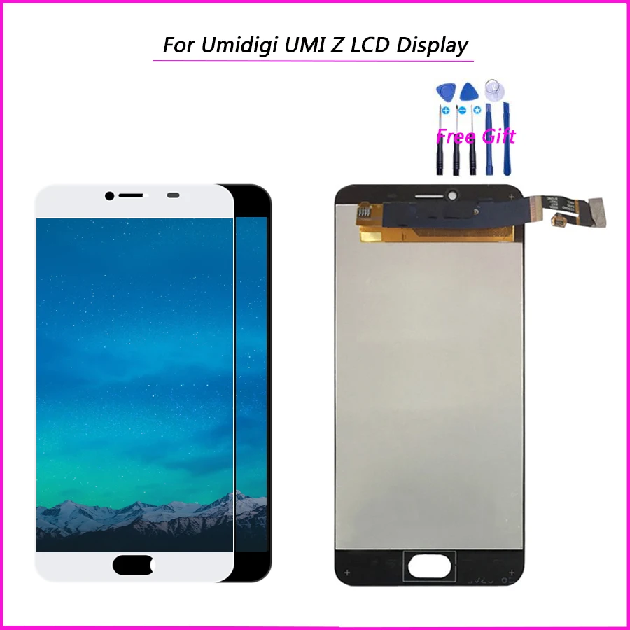 Новый протестированный экран для Umidigi UMI Z / PRO ЖК дисплей + сенсорный 100% дигитайзер