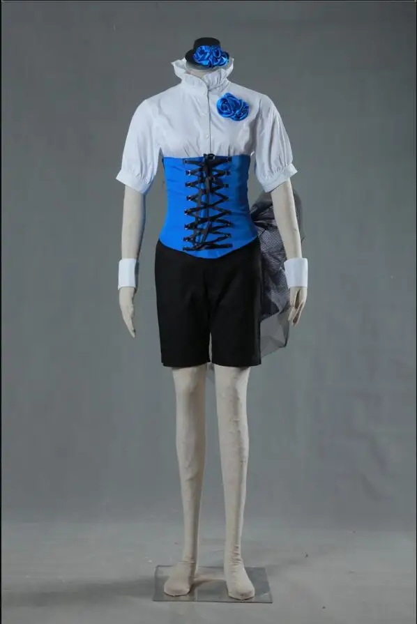 

Anime Black Butler Kuroshitsuji Ciel Phantomhive Boy Lolita Uniform Cosplay Costume top shorts Halloween costumes for men adult