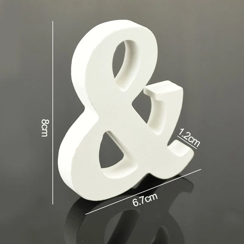 

Diy Freestanding Wood Wooden Letters White Alphabet For Wedding Birthday Party Home Decorations Personalised Name Sign Supplies